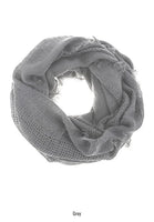 Grey Infinity Scarf