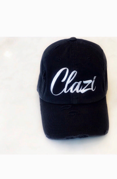 Navy Clazi Logo Vintage Hat