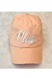 Peach Clazi Logo Vintage Hat