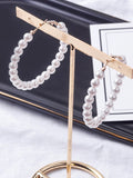 Pearl Hoop Earrings