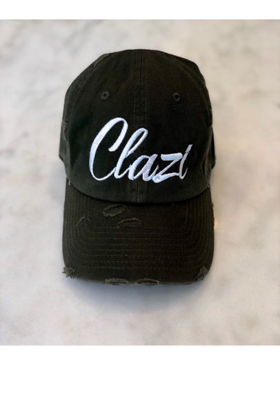 Olive Green  Clazi Logo Vintage Hat