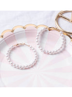 Pearl Hoop Earrings